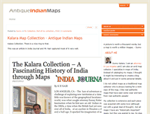 Tablet Screenshot of antiqueindianmaps.com